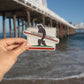 California Surf Bear Sticker
