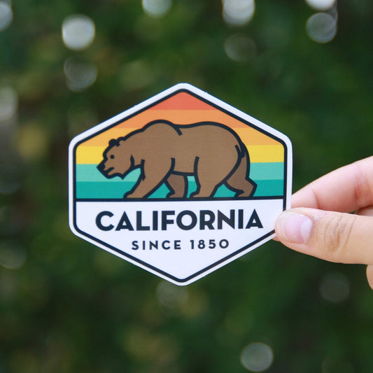 California State Bear Sticker