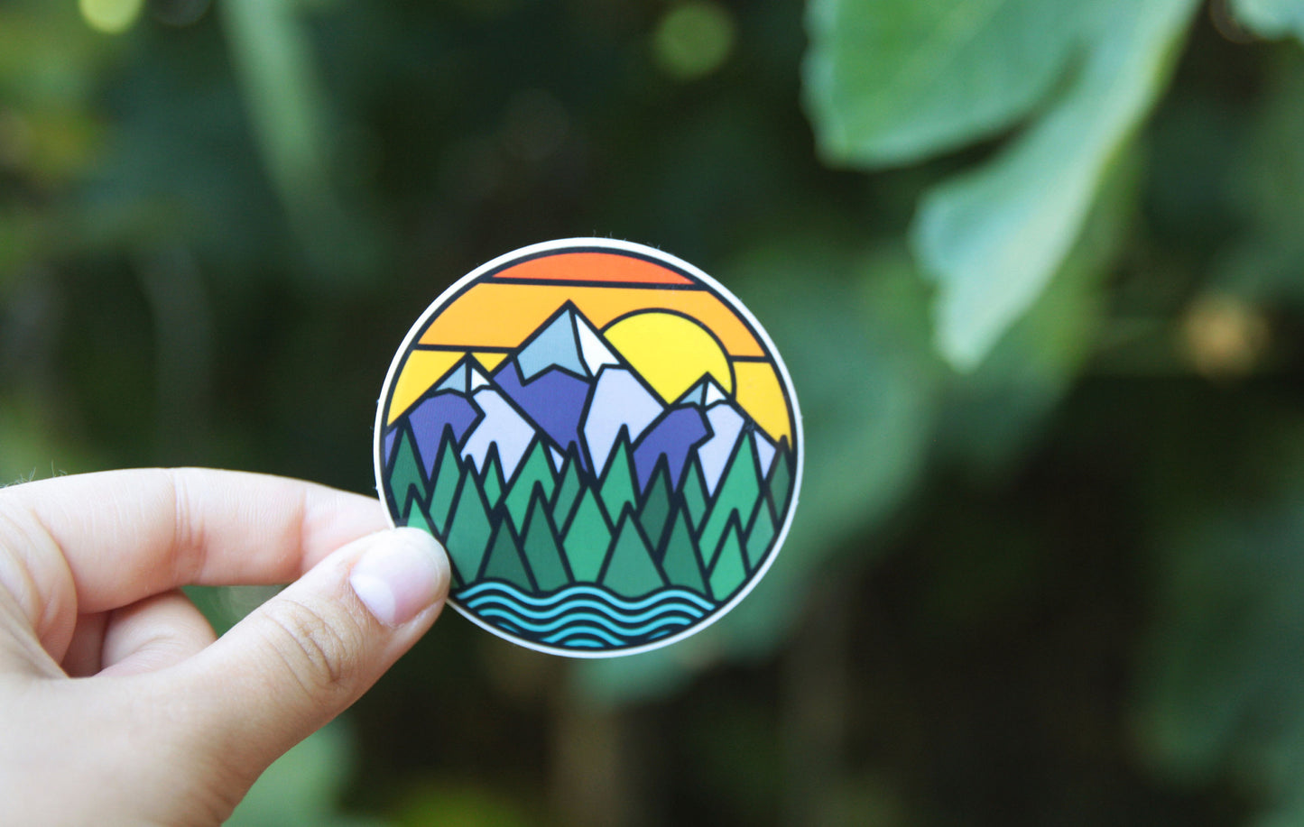 Mountains & Rivers Sticker