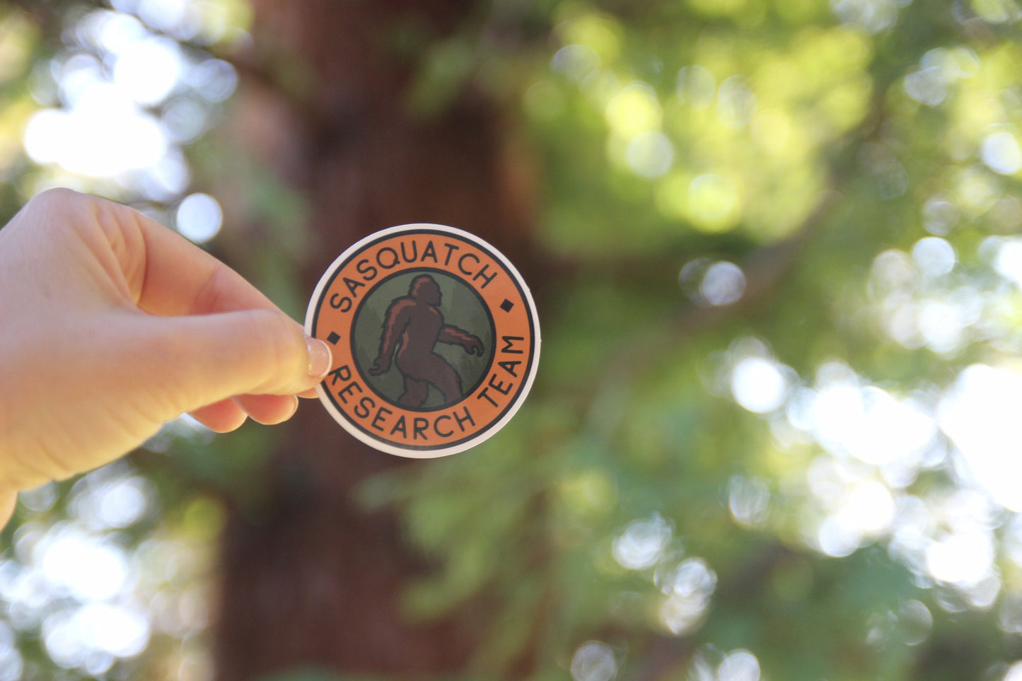 Sasquatch Research Team Bigfoot Sticker