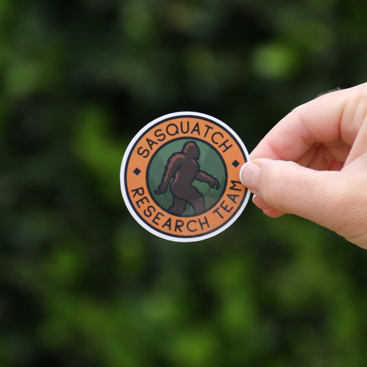 Sasquatch Research Team Bigfoot Sticker