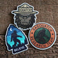 Sasquatch Research Team Bigfoot Sticker