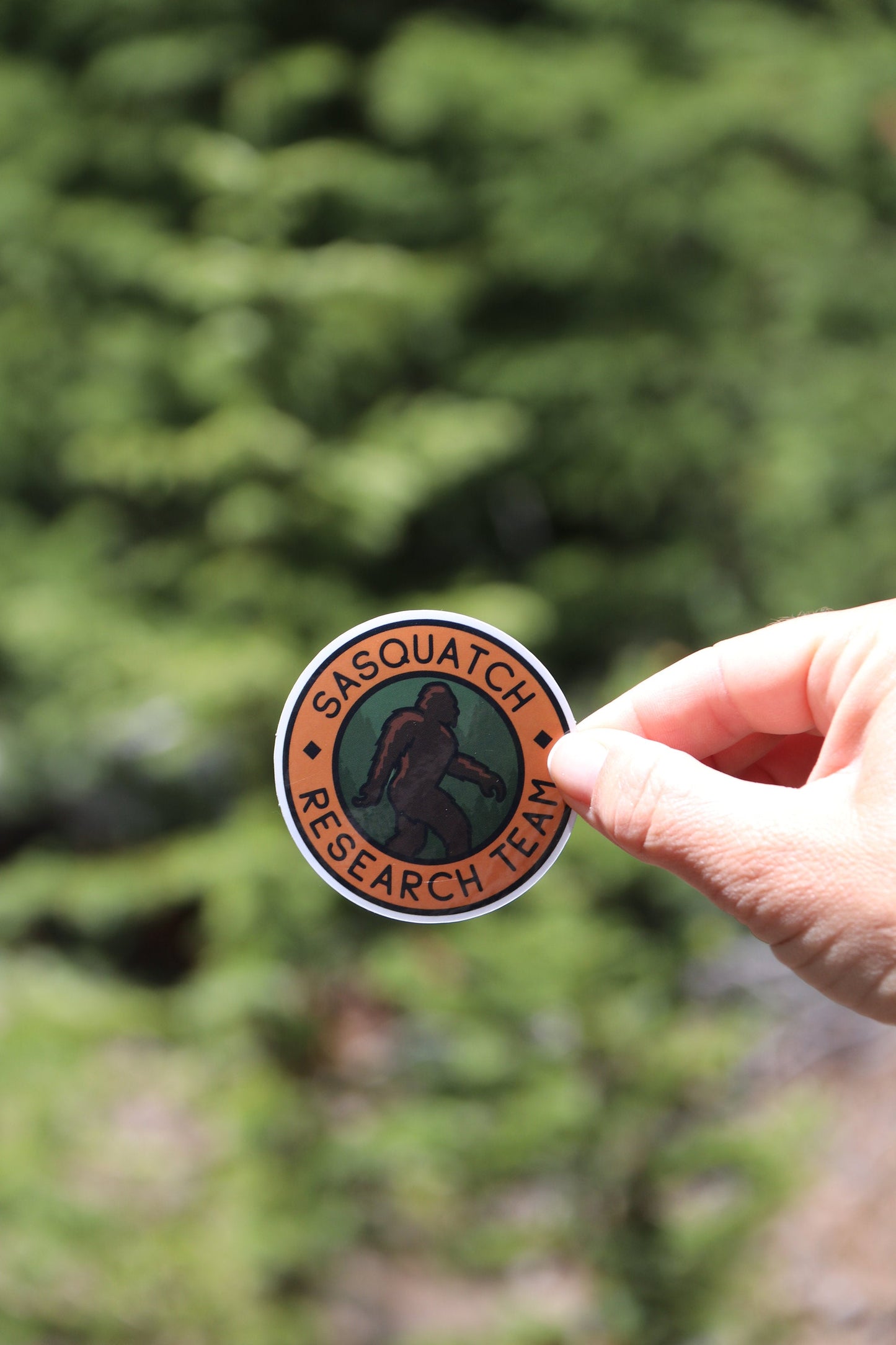 Sasquatch Research Team Bigfoot Sticker