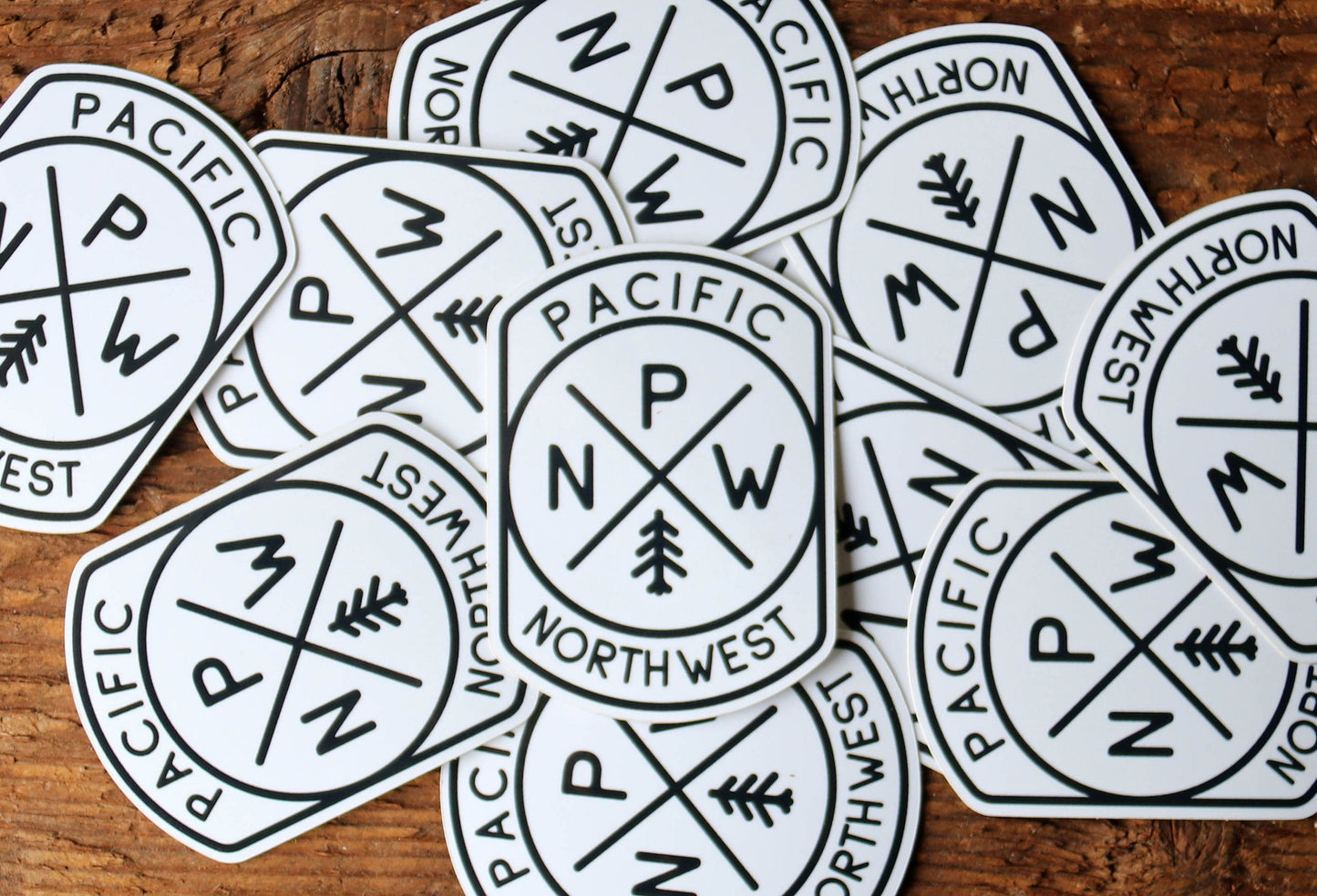 Pacific Northwest Compass Sticker