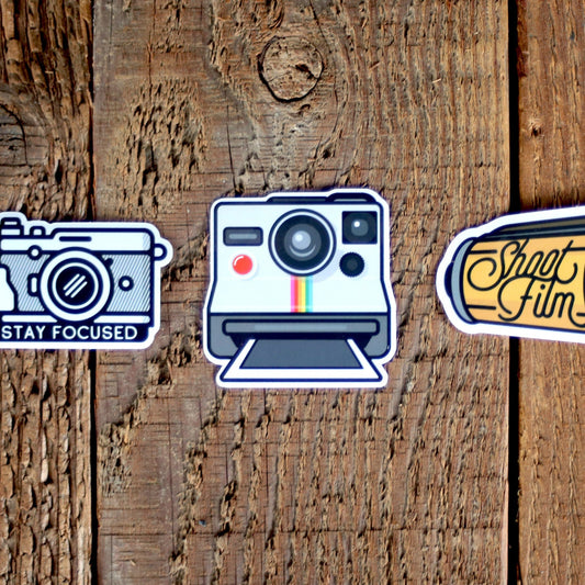 Analog Photographers 3 Sticker Pack