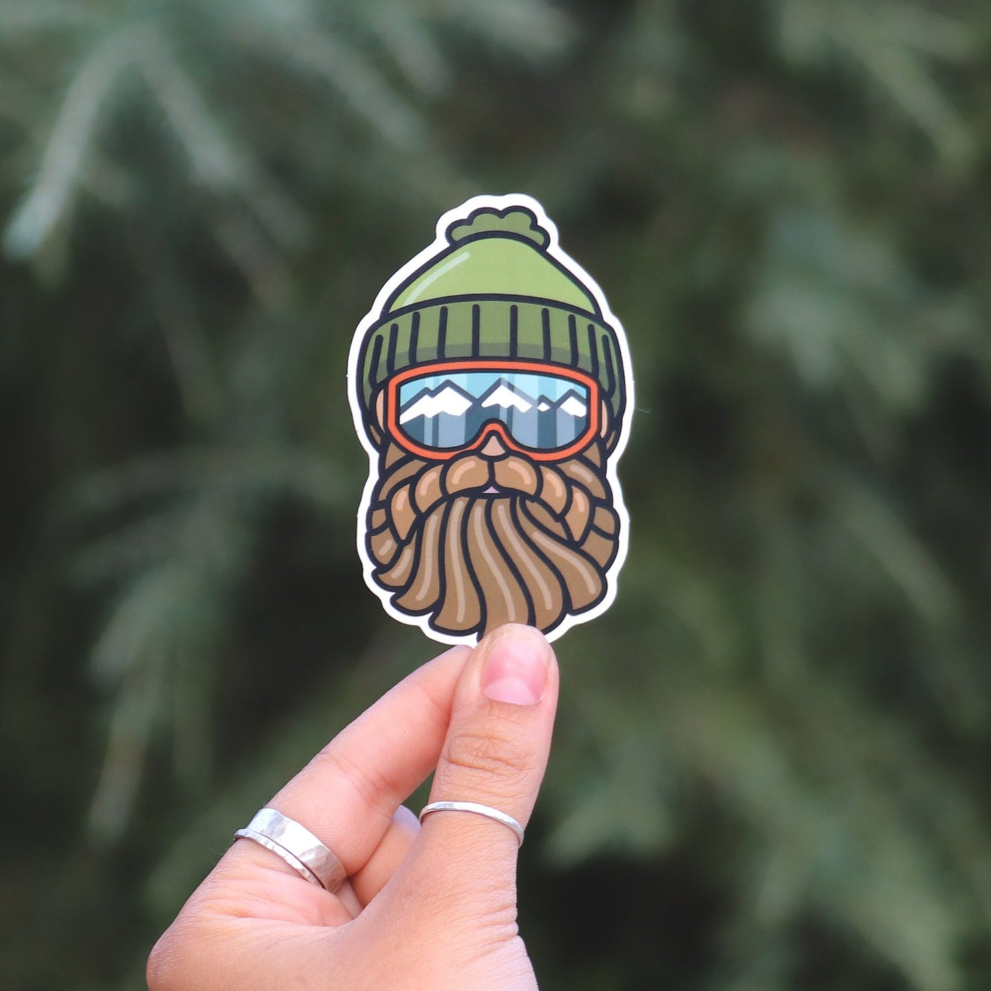 Mountain Man Vinyl Sticker