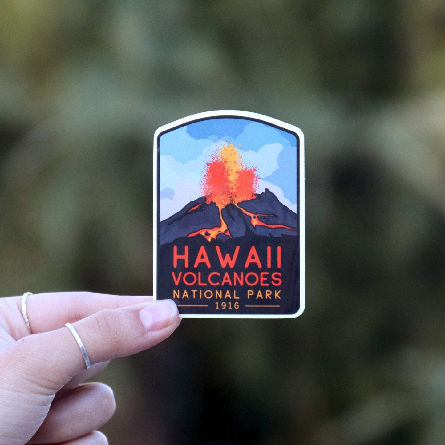 Hawaii Volcanoes National Park Sticker
