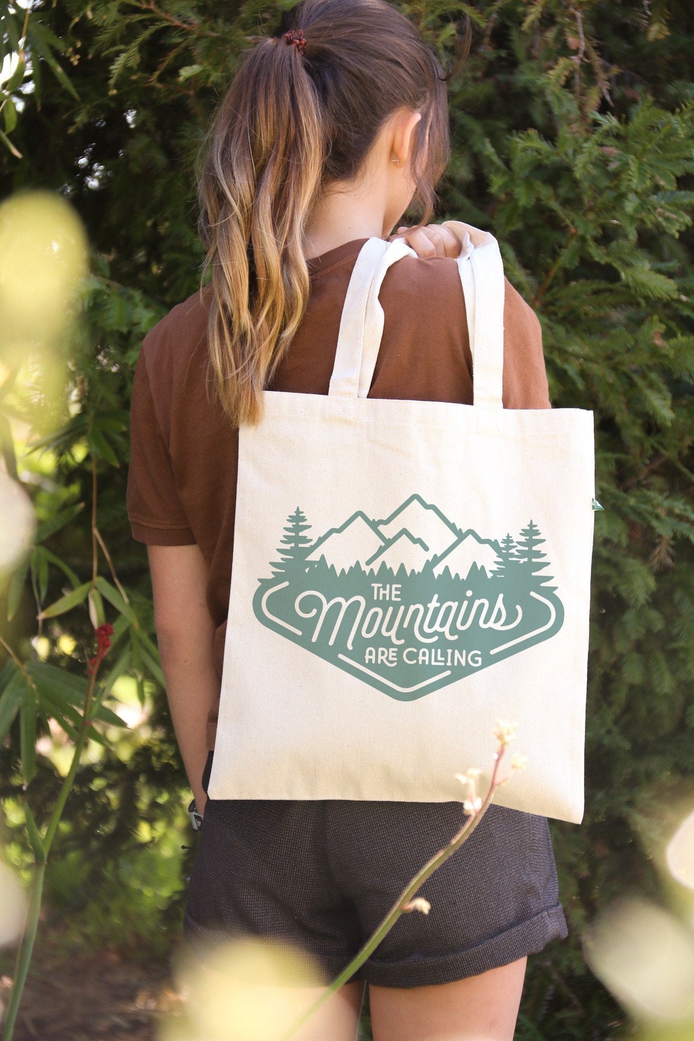 The Mountains Are Calling Tote