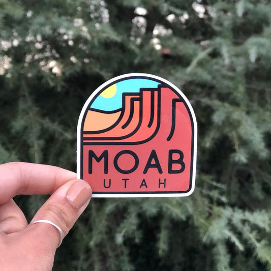 Moab Utah Sticker