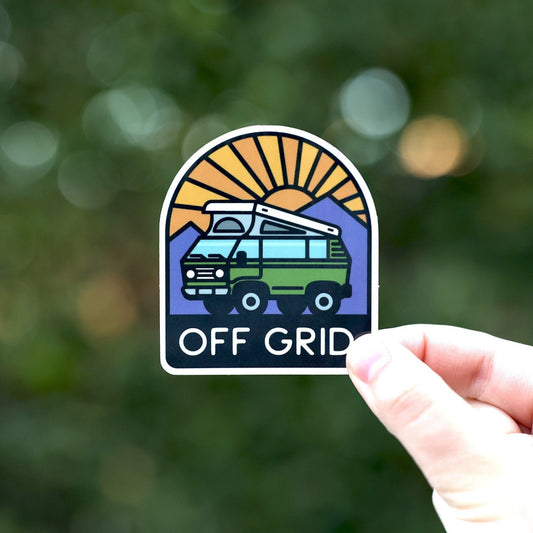 Off Grid Van Sticker