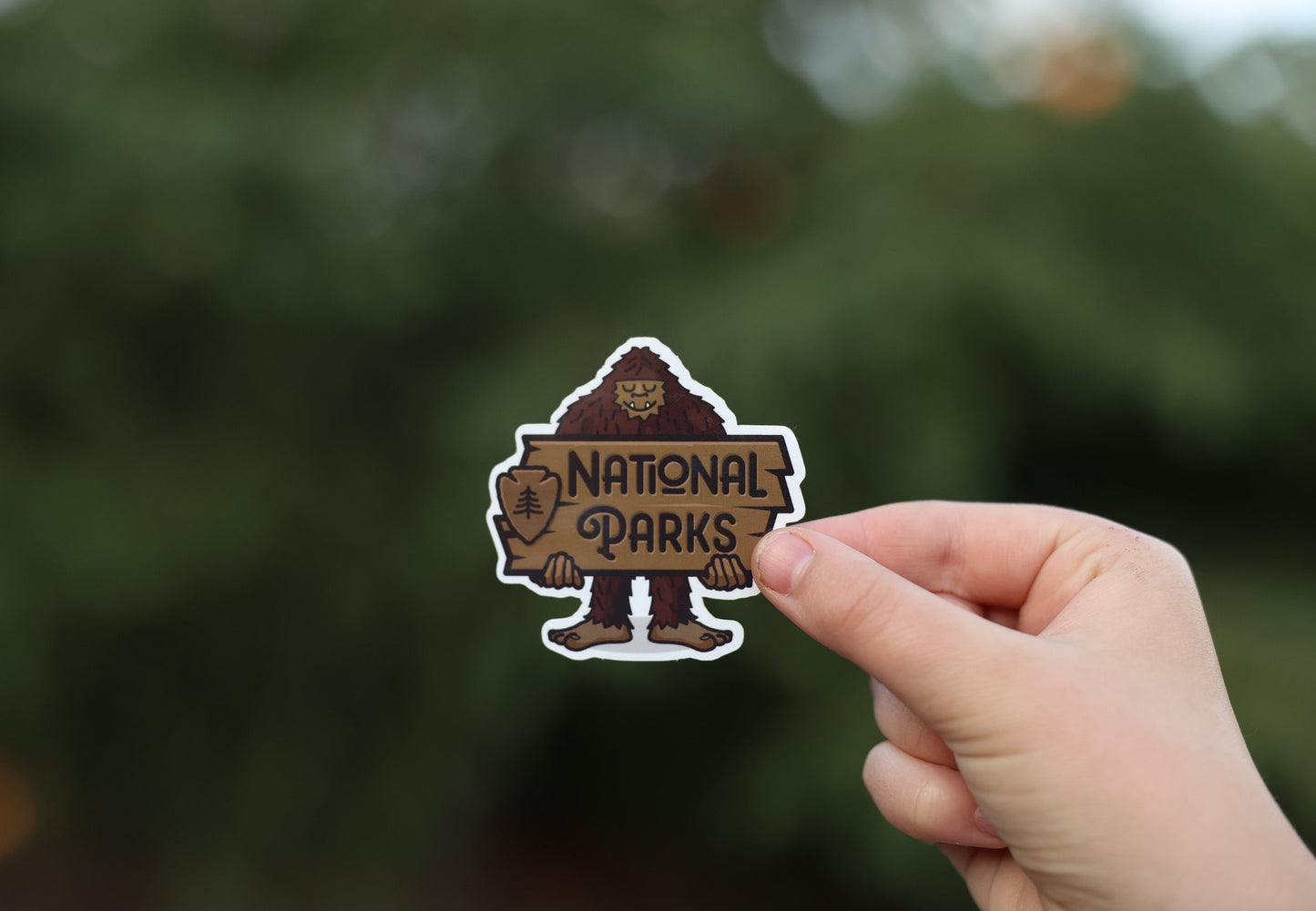 Bigfoot National Park Sticker