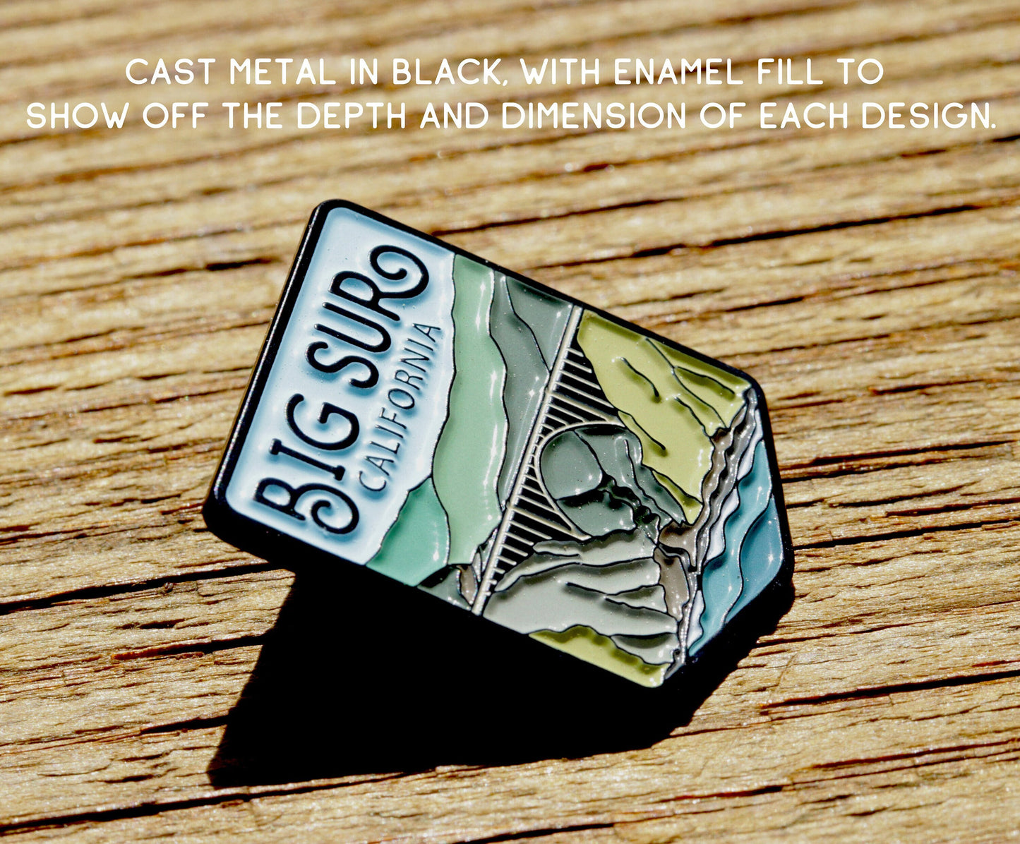 Big Sur California Enamel Pin