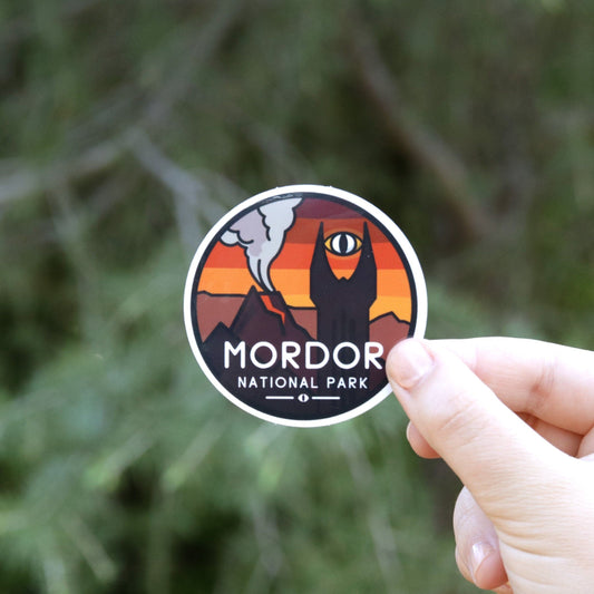 Mordor National Park Sticker