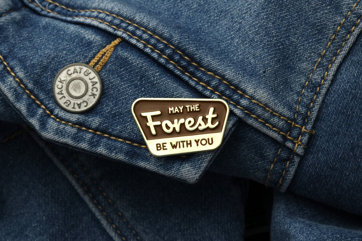 May The Forest Be With You Enamel Pin