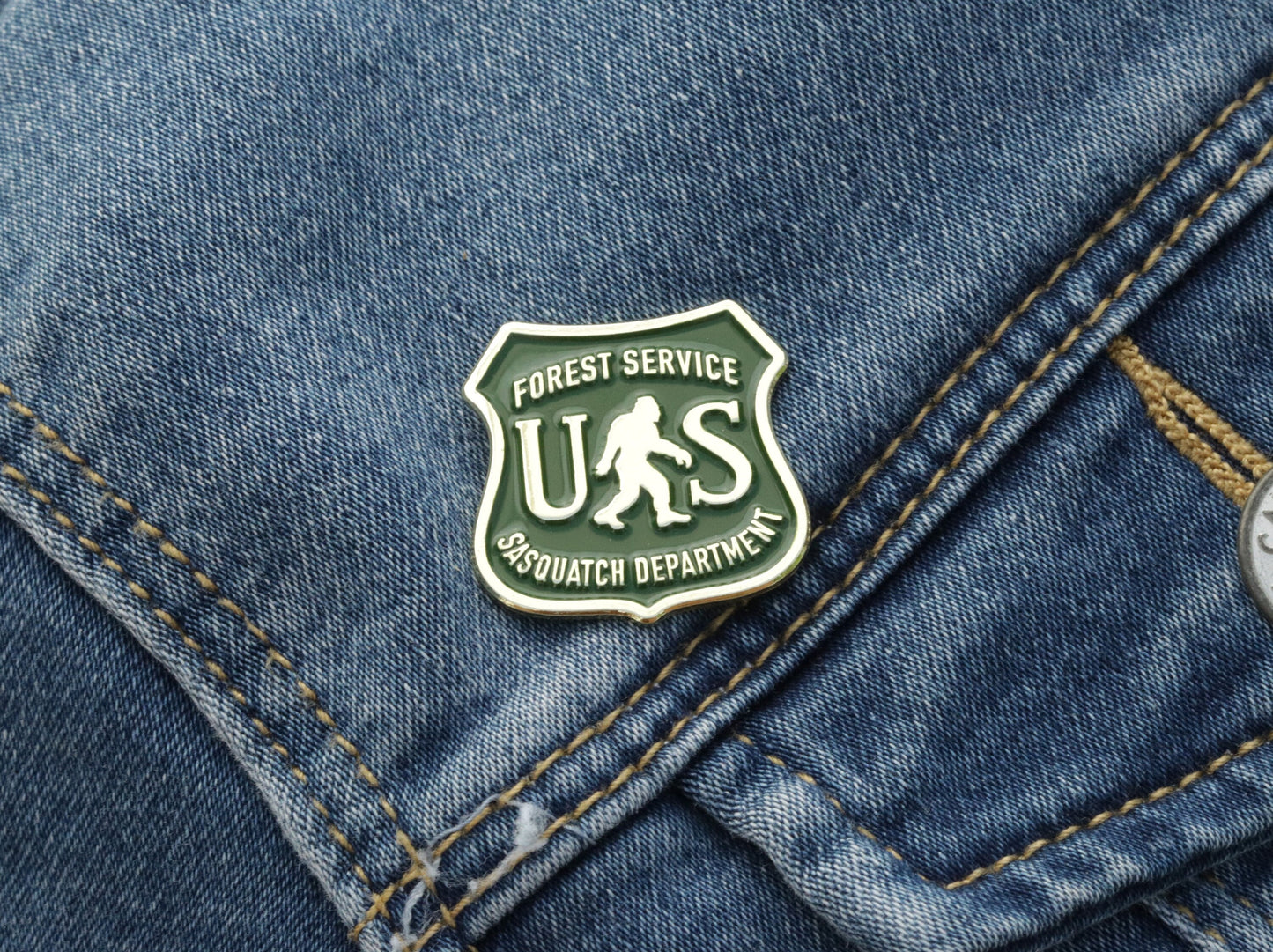 US Sasquatch Department Enamel Pin