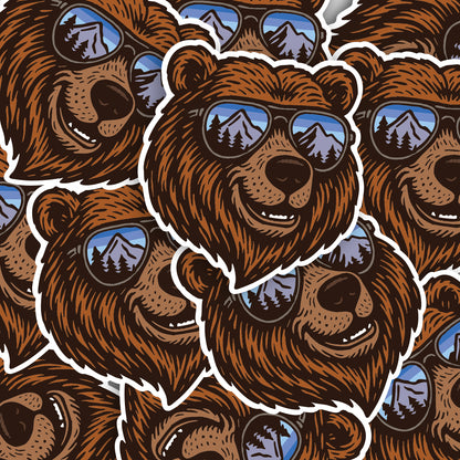 Chill Bear Sticker