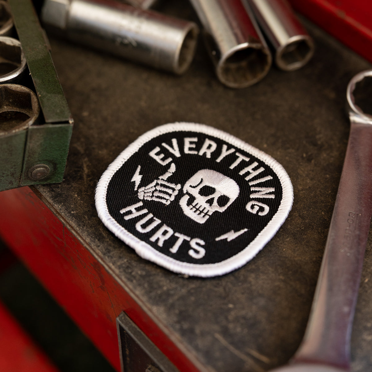 Everything Hurts Embroidered Patch