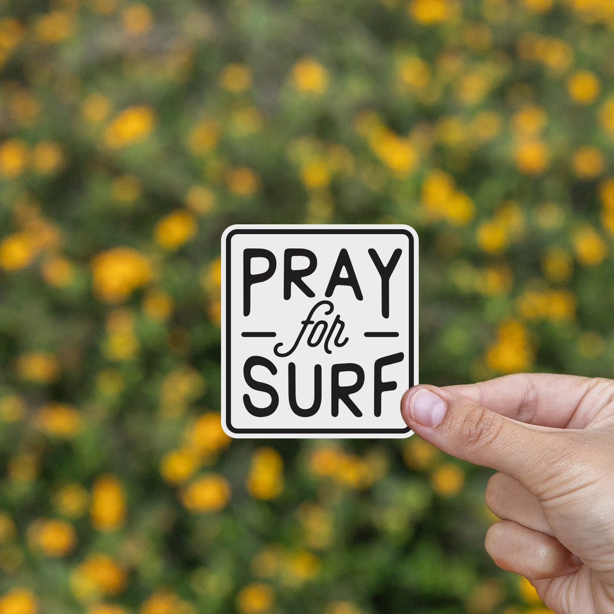 Pray for Surf Sticker