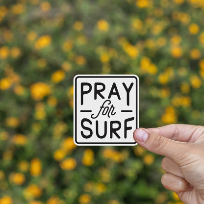 Pray for Surf Sticker