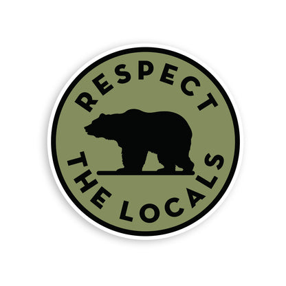 Respect The Locals Sticker