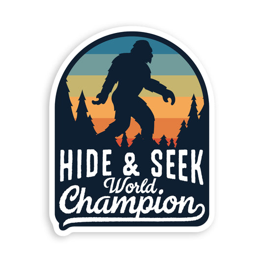 Hide & Seek World Champion Sticker