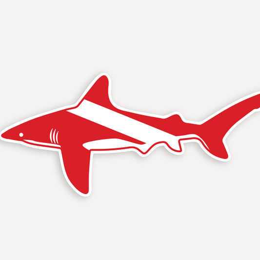 Scuba Dive Shark Sticker