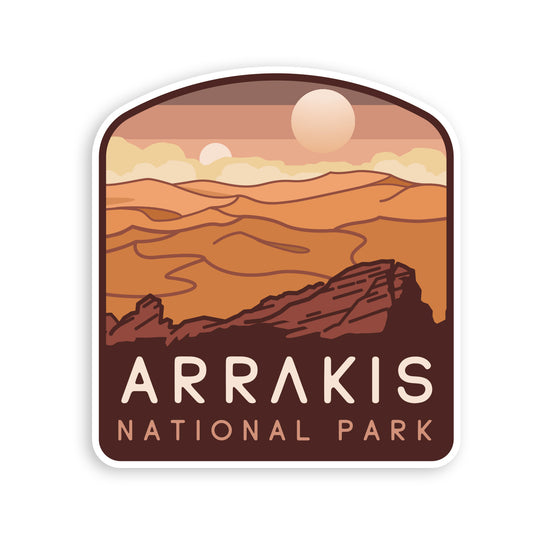 Arrakis National Park Sticker