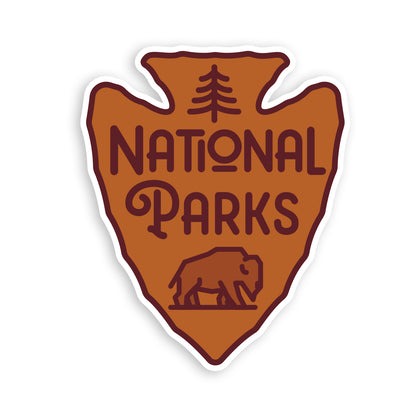 National Parks Arrowhead Sticker