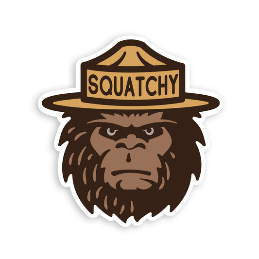 Squatchy Bigfoot Sticker