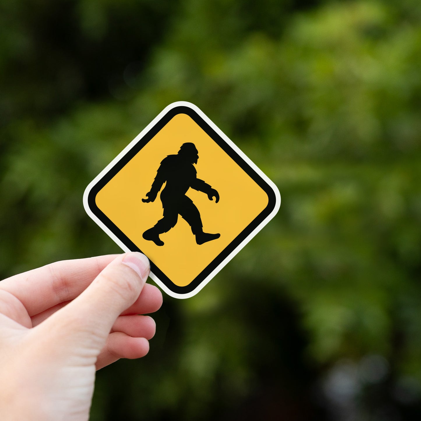 Bigfoot Crossing Sticker