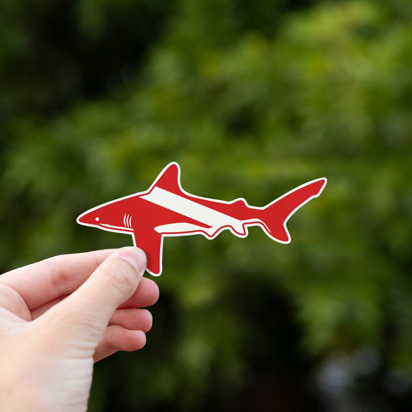 Scuba Dive Shark Sticker