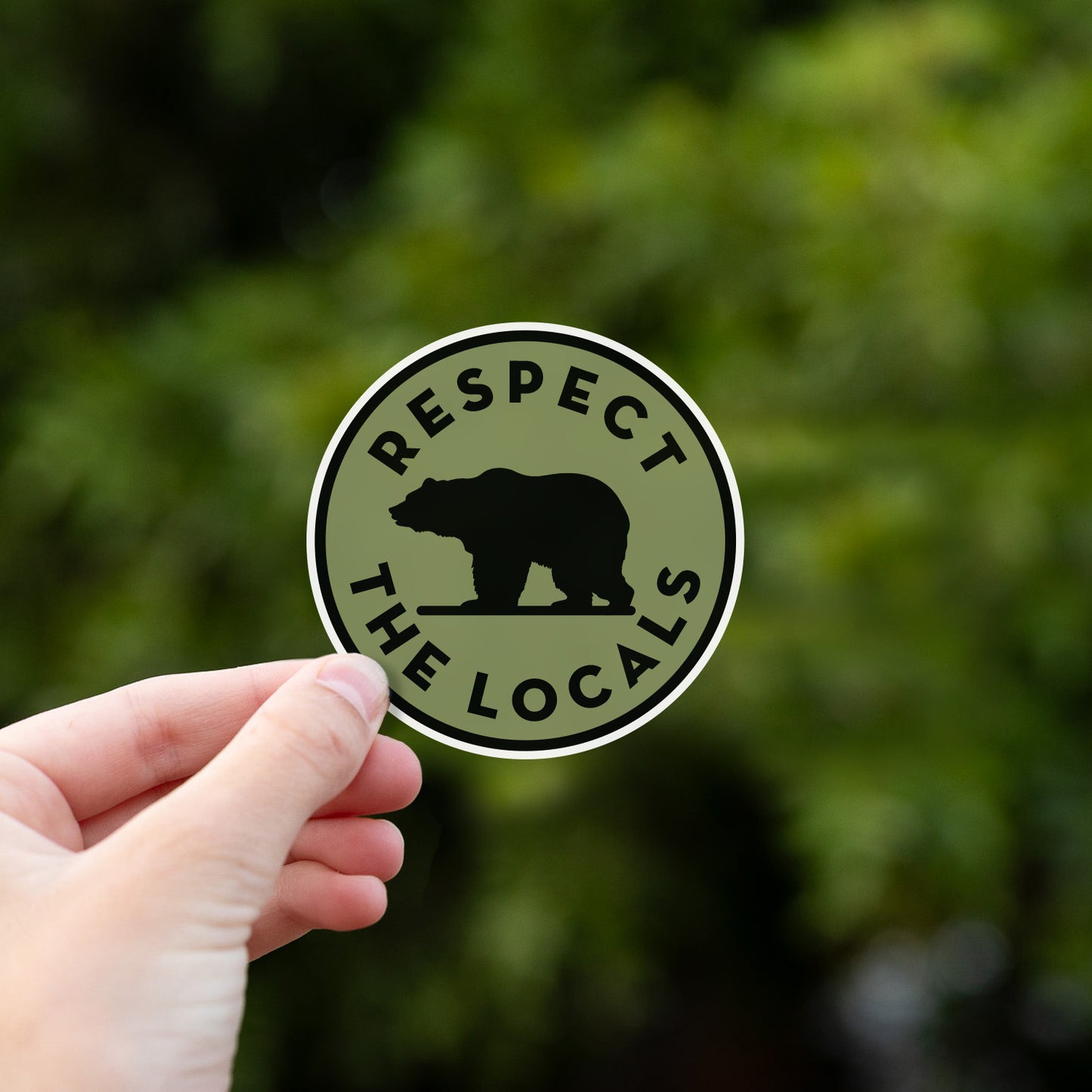 Respect The Locals Sticker