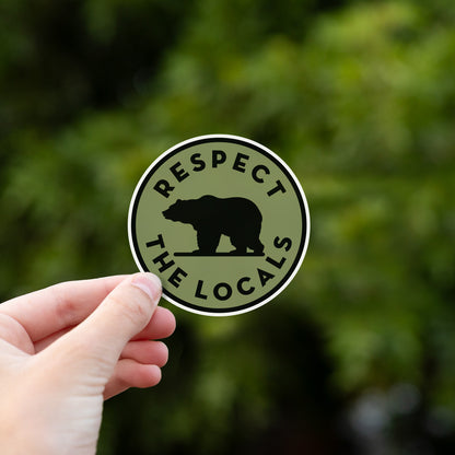 Respect The Locals Sticker