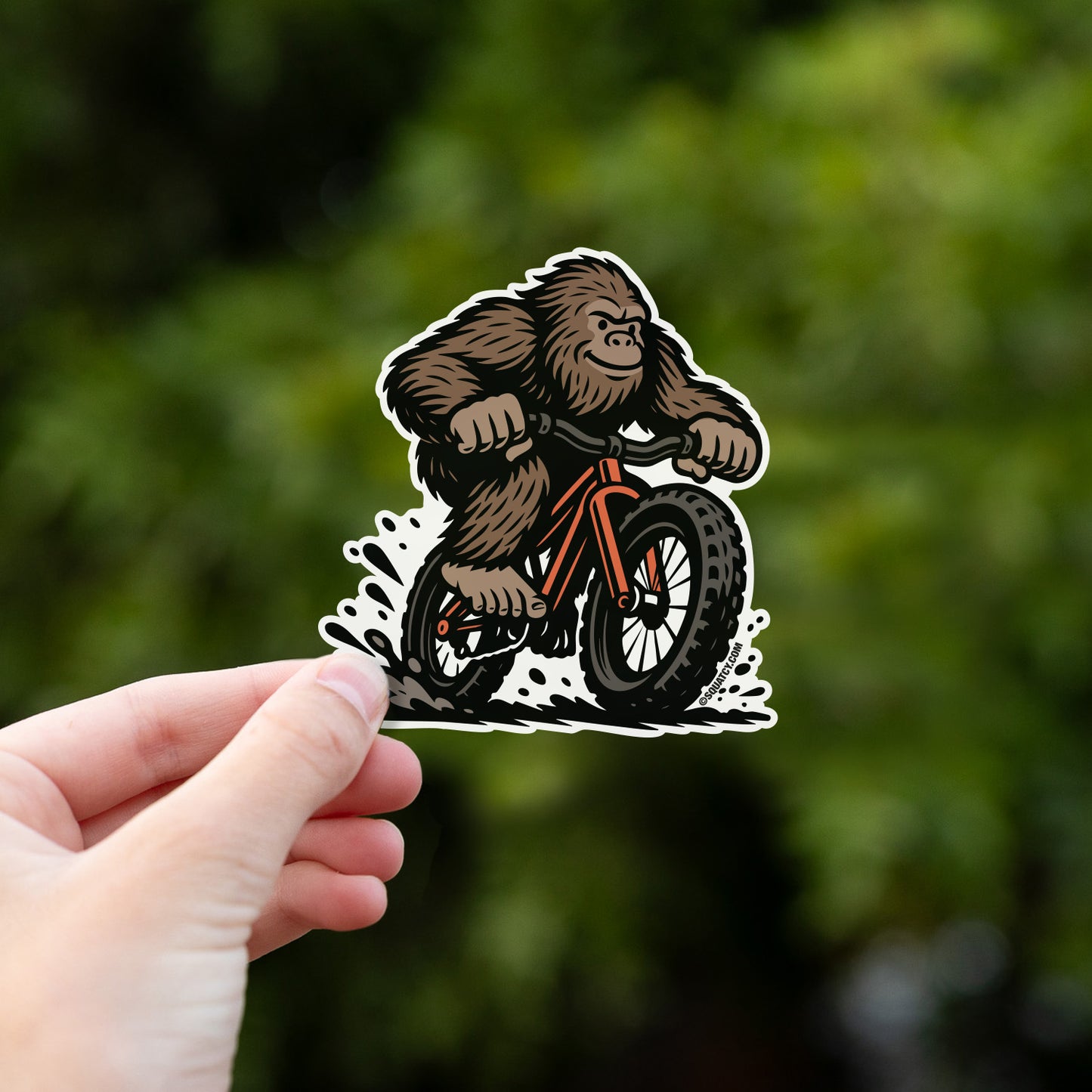 Bigfoot Mountain Bike Sticker