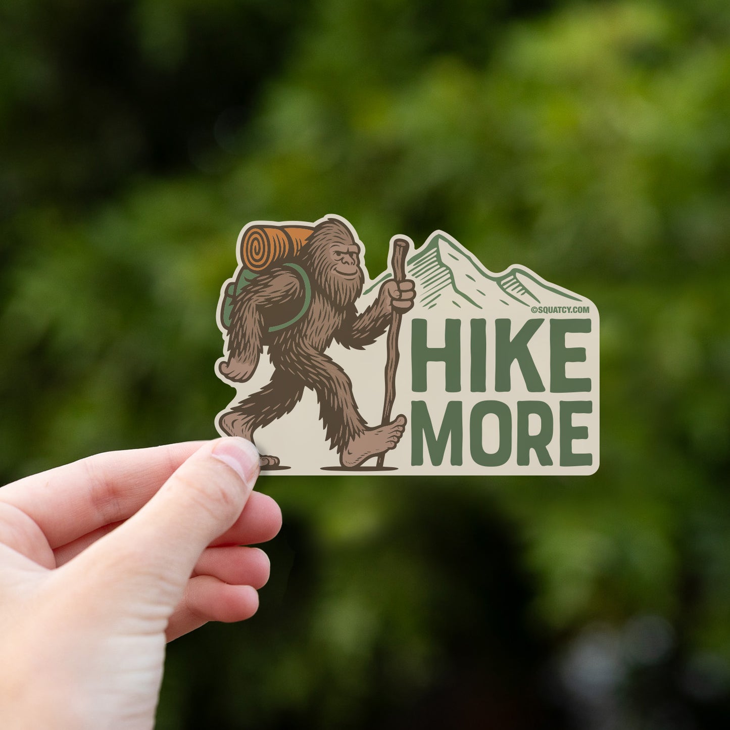 Bigfoot Hike More Sticker