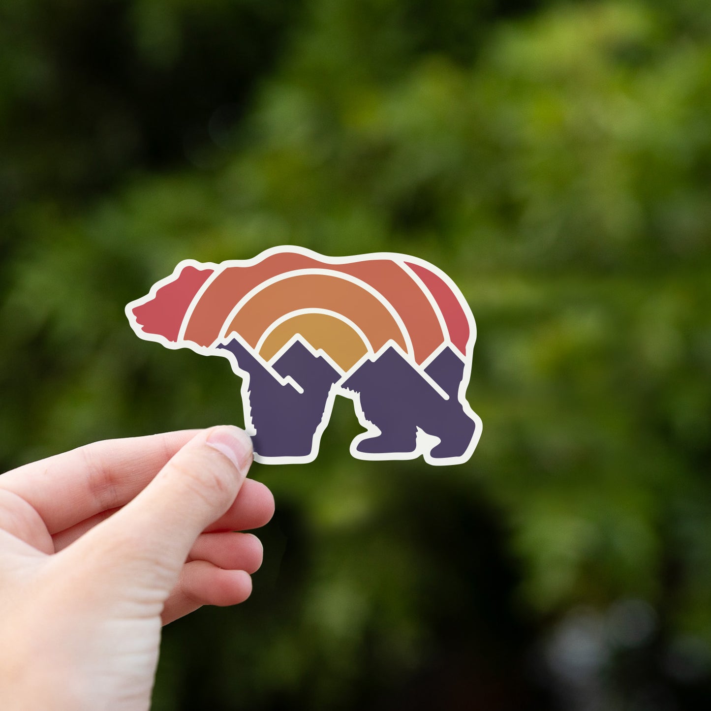 Adventure Grizzly Bear Sticker