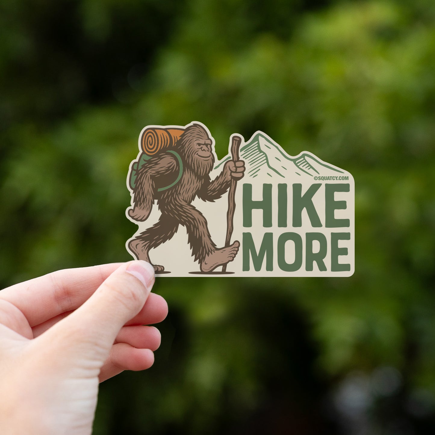 Bigfoot Hike More Sticker