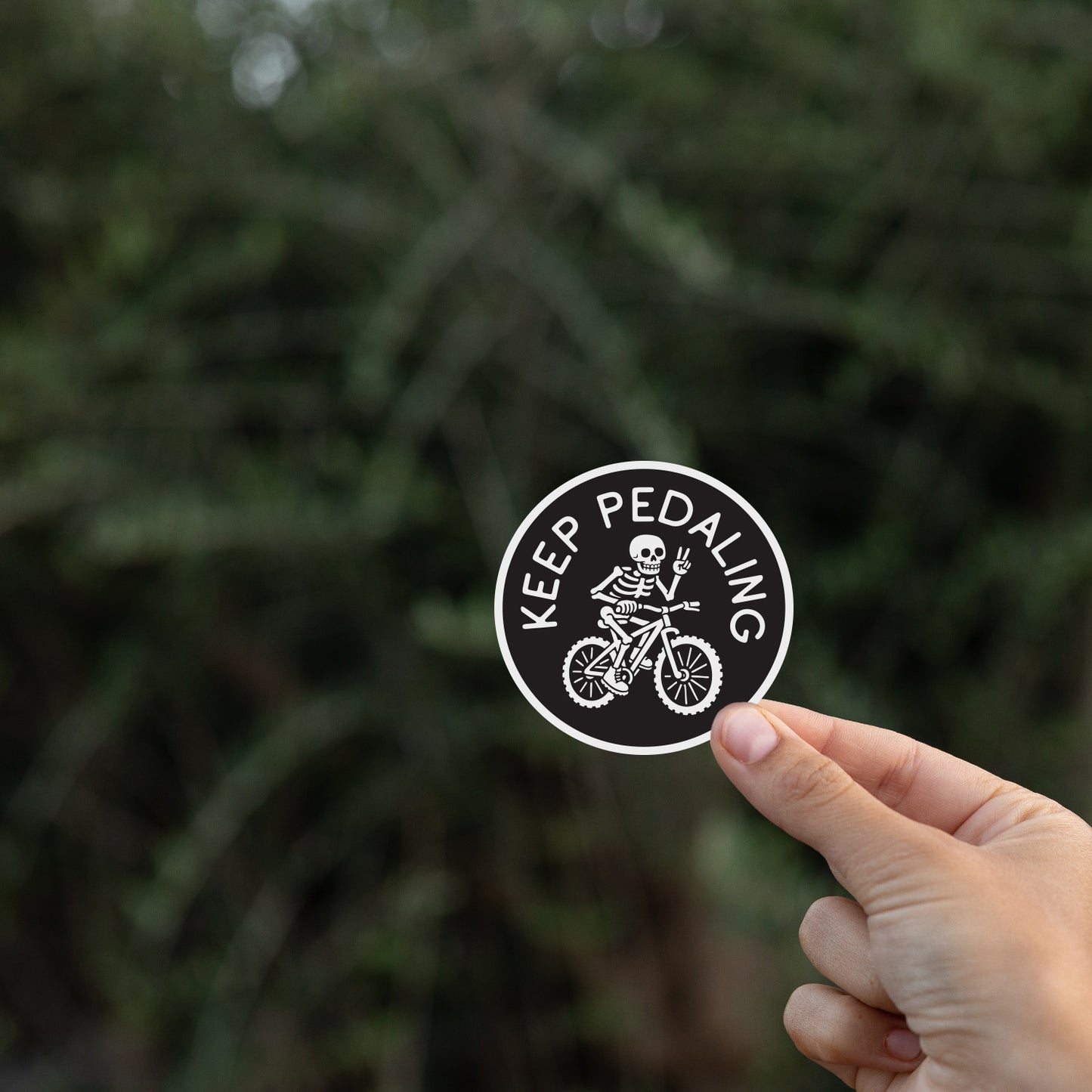 Keep Pedaling Sticker