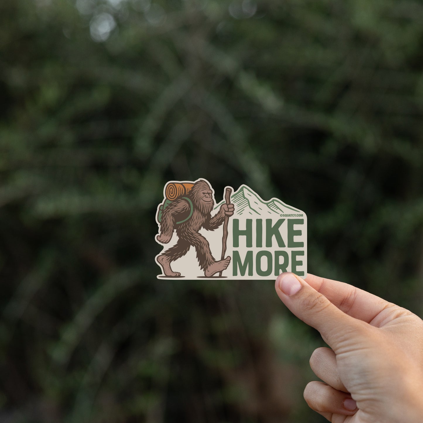 Bigfoot Hike More Sticker