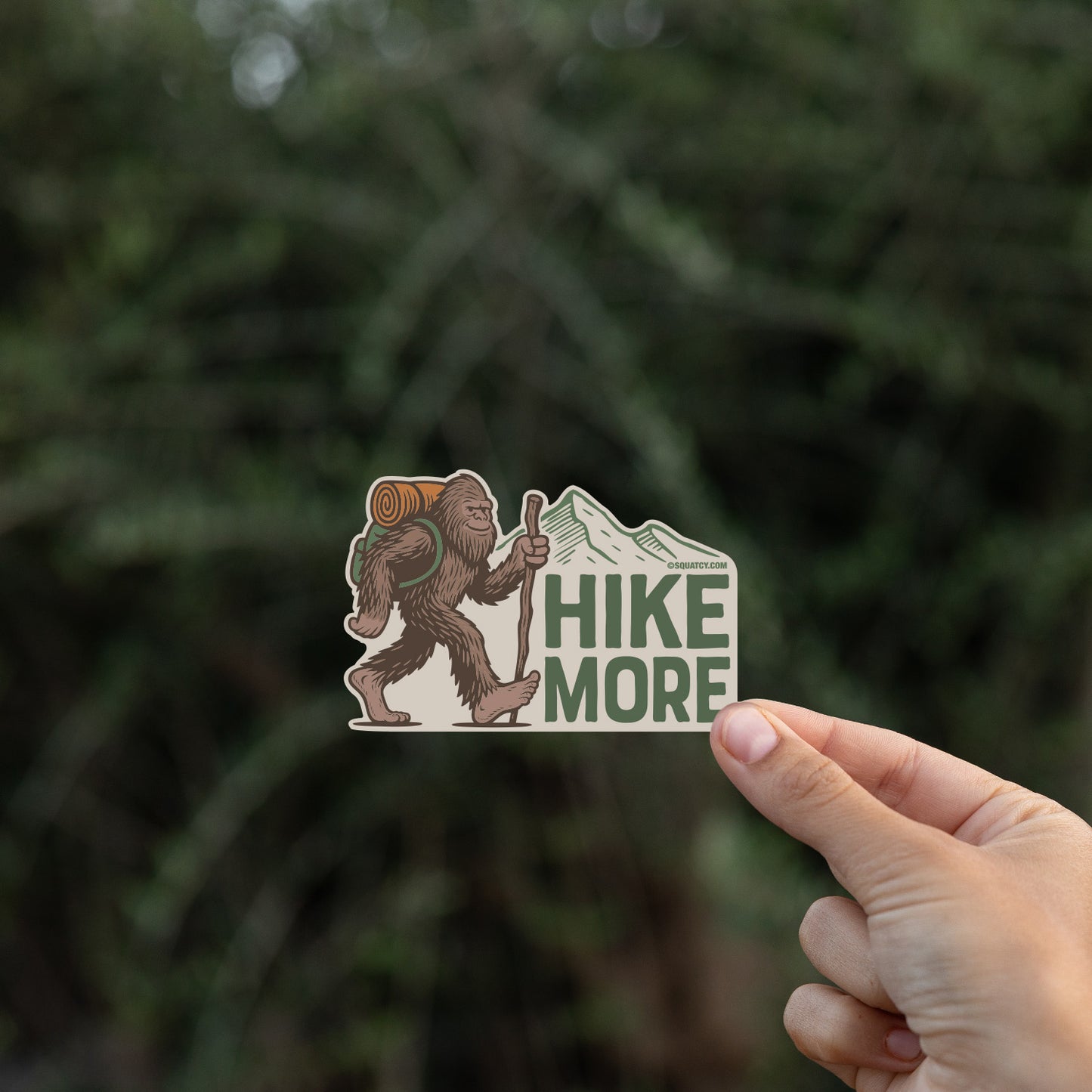 Bigfoot Hike More Sticker