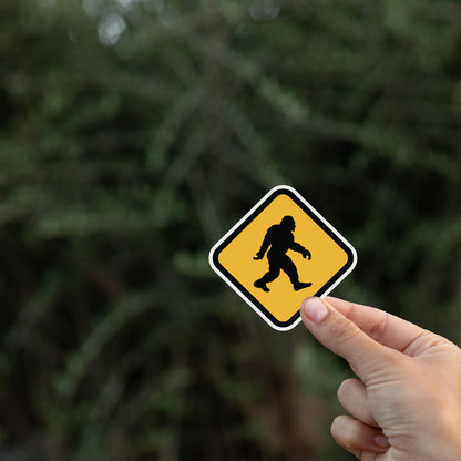 Bigfoot Crossing Sticker