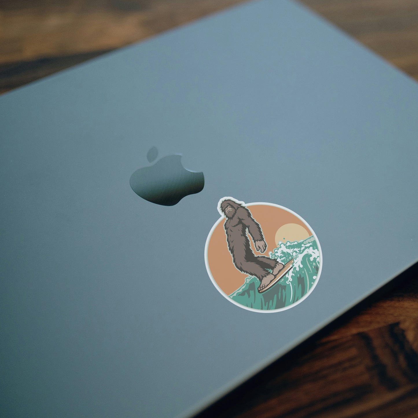 Bigfoot Secret Surf Spot Sticker