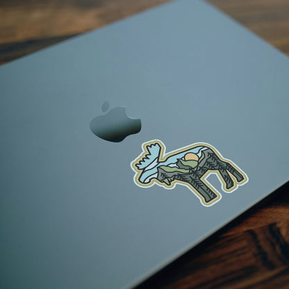 Moose Adventure Sticker