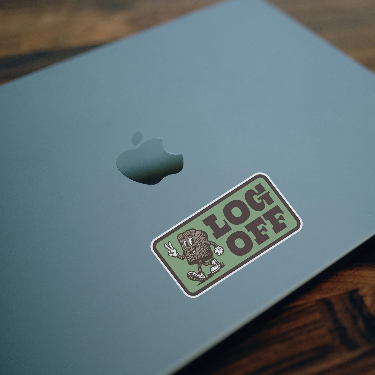 Log Off Sticker
