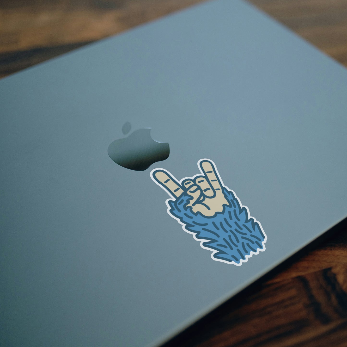 Bigfoot Rock On Sticker