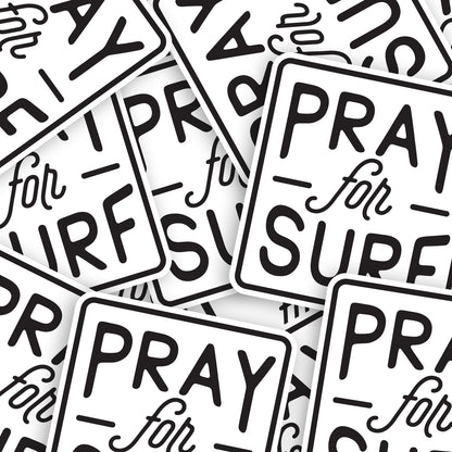 Pray for Surf Sticker