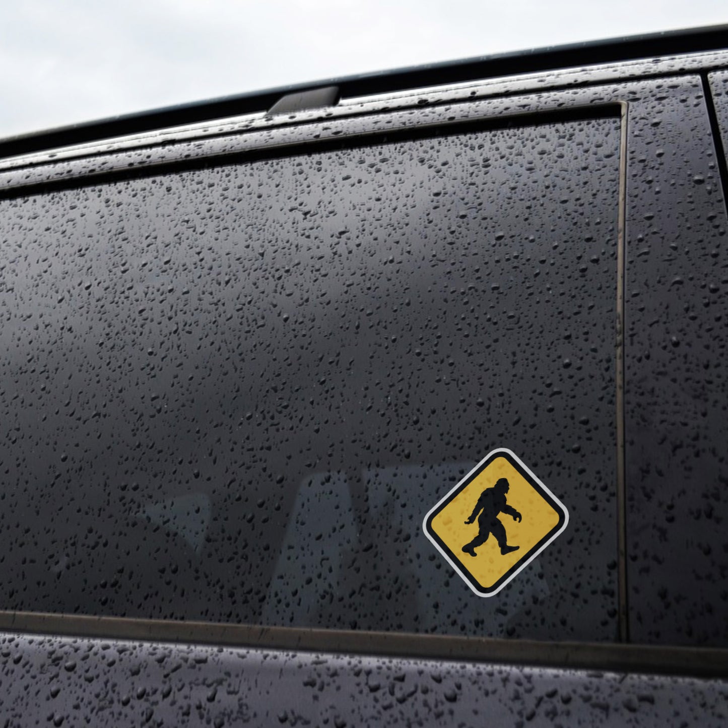 Bigfoot Crossing Sticker