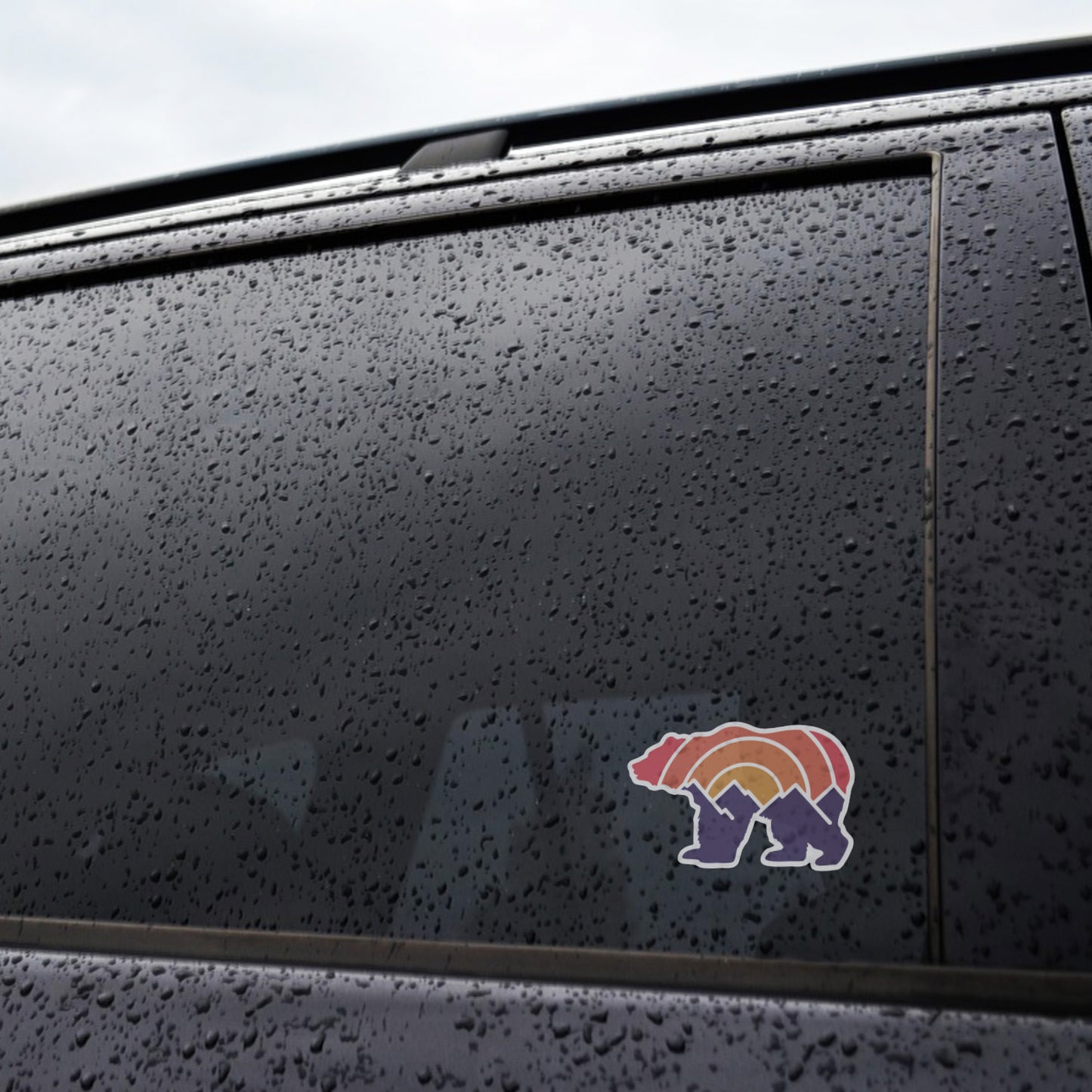 Adventure Grizzly Bear Sticker