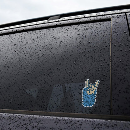 Bigfoot Rock On Sticker