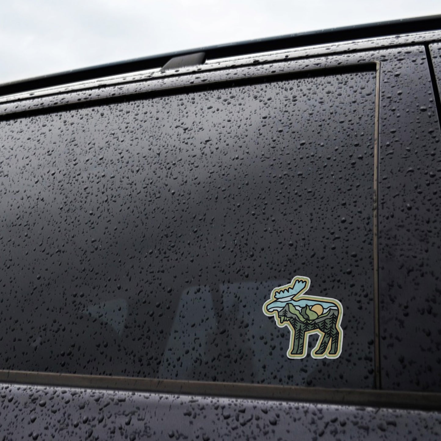Moose Adventure Sticker